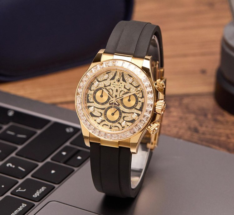 Rolex Daytona Eye Of The Tiger 18k Yellow Gold 116588tbr - Ats-w008208