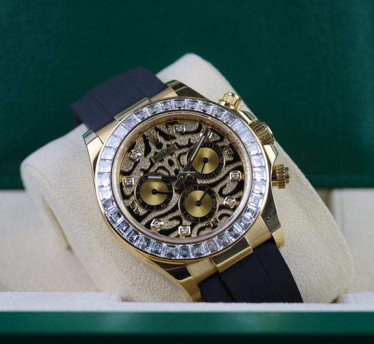 Rolex Daytona Eye Of The Tiger Baguette - Top Condition - Fullset - 2020