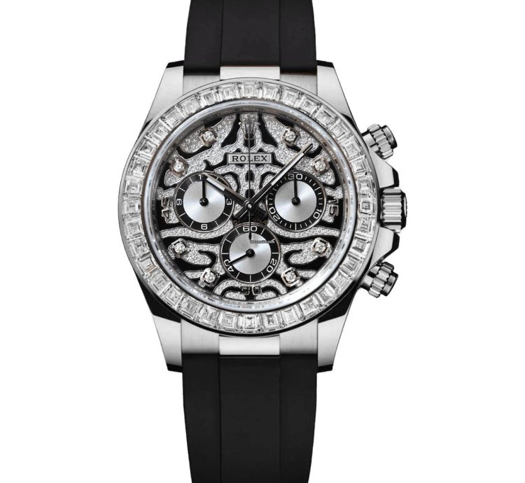 Rolex Daytona Eye Of The Tiger White Gold Oysterflex 116589tbr Unworn 2022