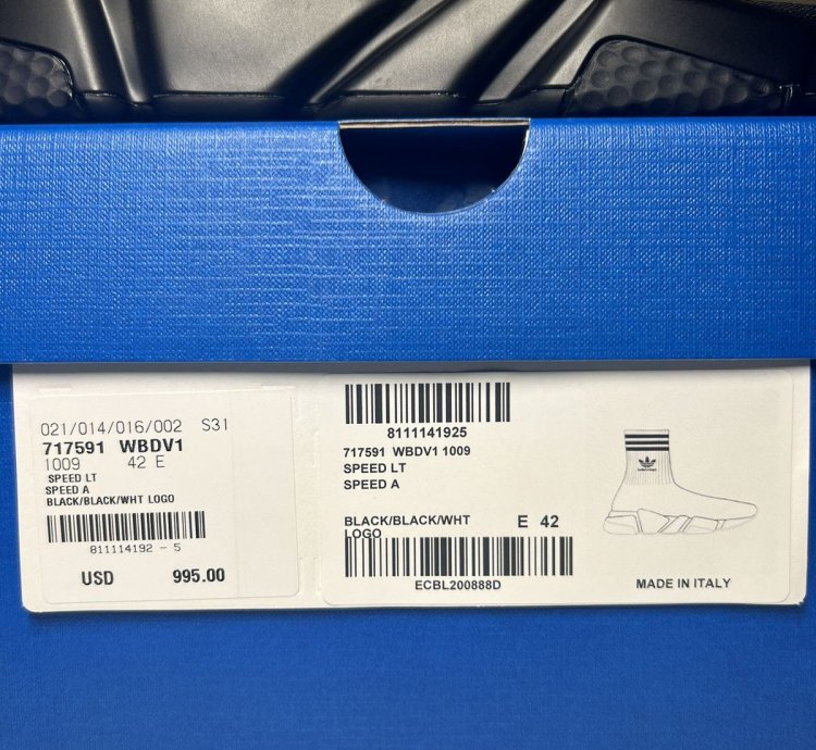 Balenciaga Adidas Speed Sneakers