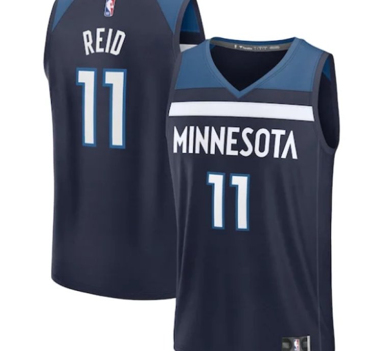 Naz Reid Minnesota Timberwolves Fast Break Player Jersey - Icon Edition - Navy