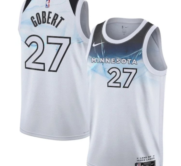 Rudy Gobert Minnesota Timberwolves Nike Unisex 202425 Swingman Player Jersey - City Edition - White