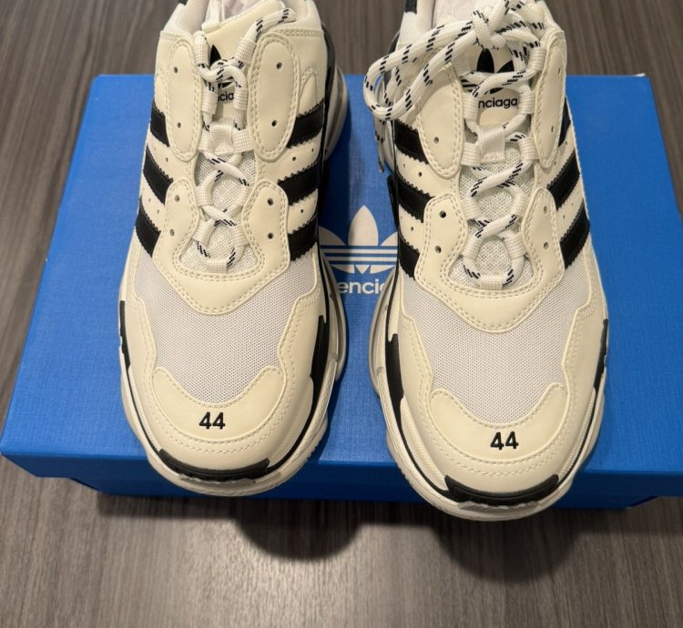 Balenciaga Adidas Triple White Black