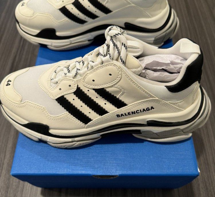Balenciaga Adidas Triple White Black