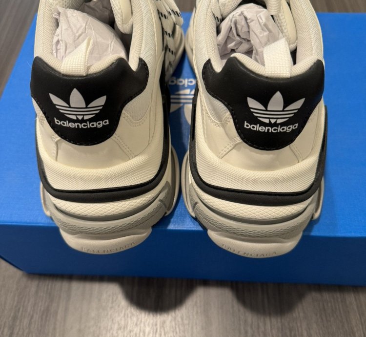 Balenciaga Adidas Triple White Black
