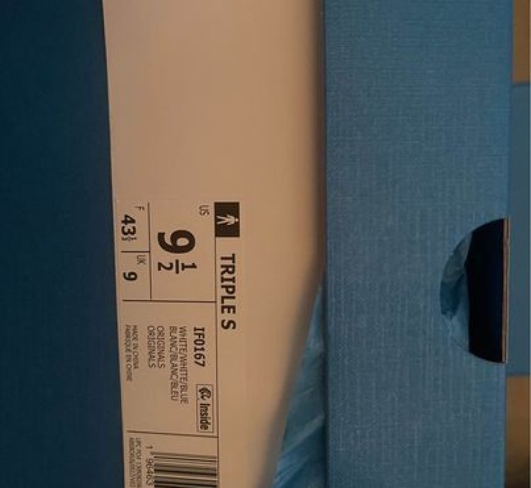 Balenciaga Adidas Triple White White Blue