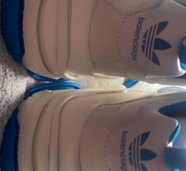 Balenciaga Adidas Triple White White Blue