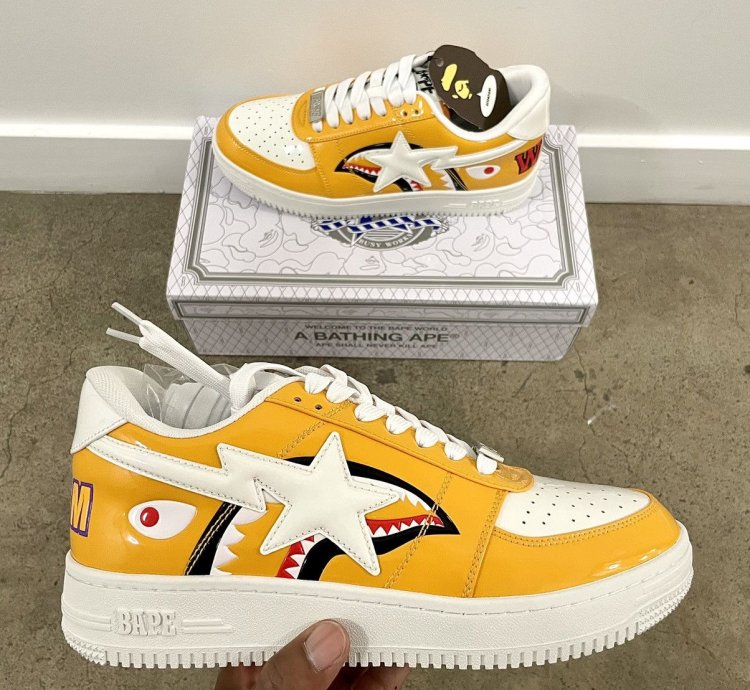 Bape -1 Shark Color Block Bapesta