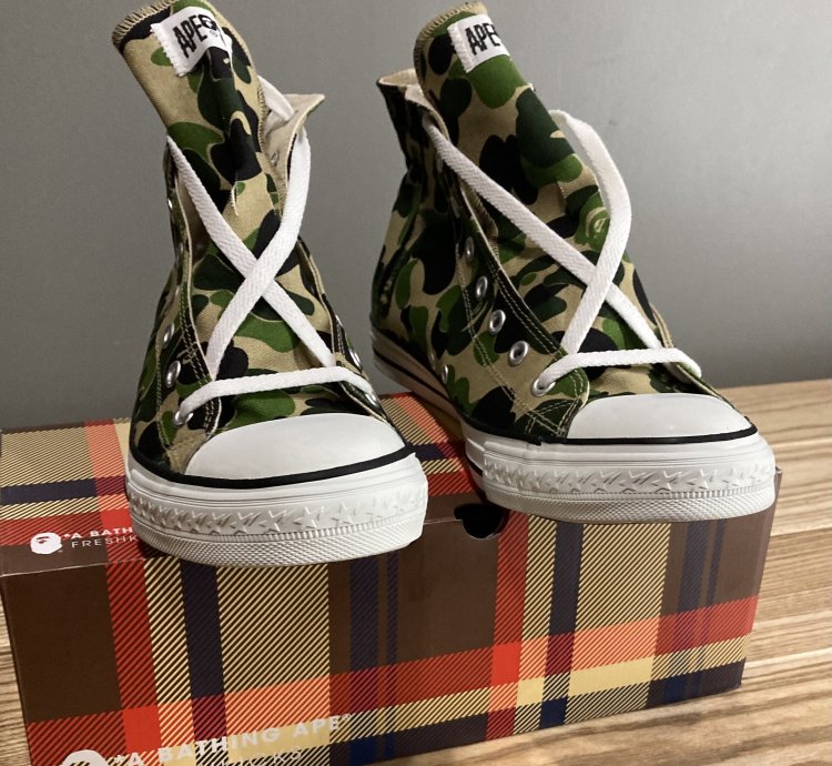 Bape Abc Camo Ape Sta Hi Green 10us