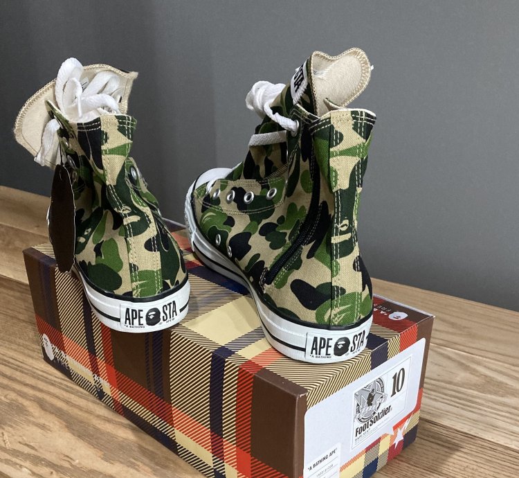 Bape Abc Camo Ape Sta Hi Green 10us