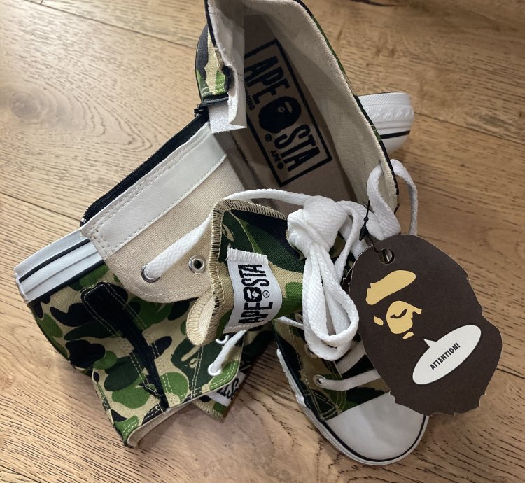 Bape Abc Camo Ape Sta Hi Green 10us