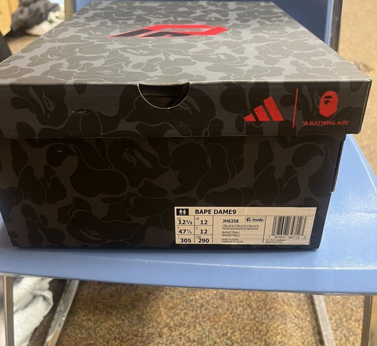 Bape Adidas Dame 9