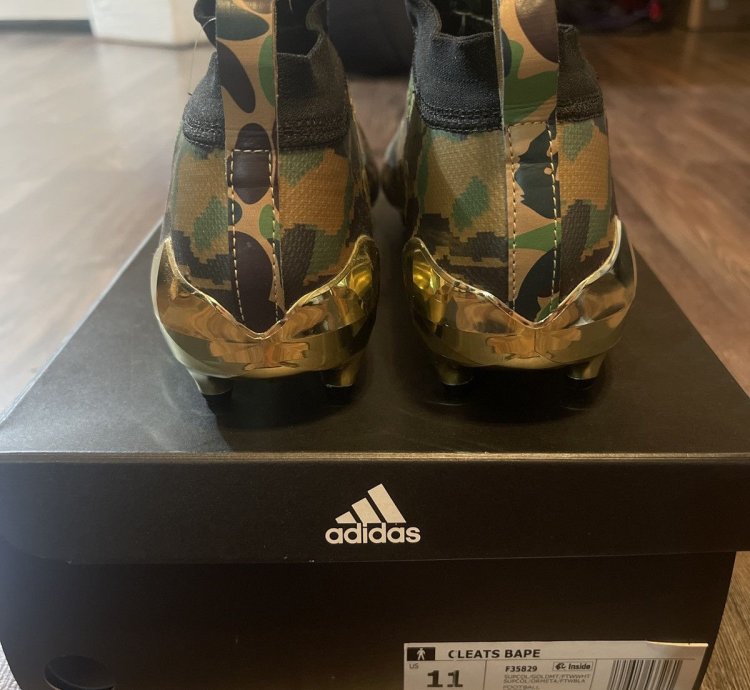 Bape Adidas Football Cleats