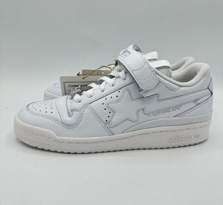 Bape Adidas Forum Triple White