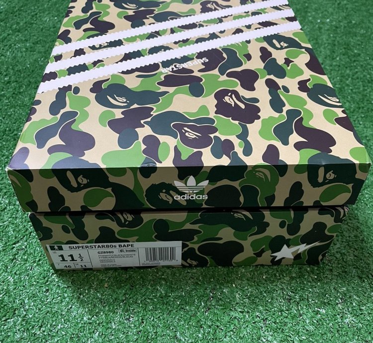 Bape Adidas Superstar Bapesta - Size 11 5