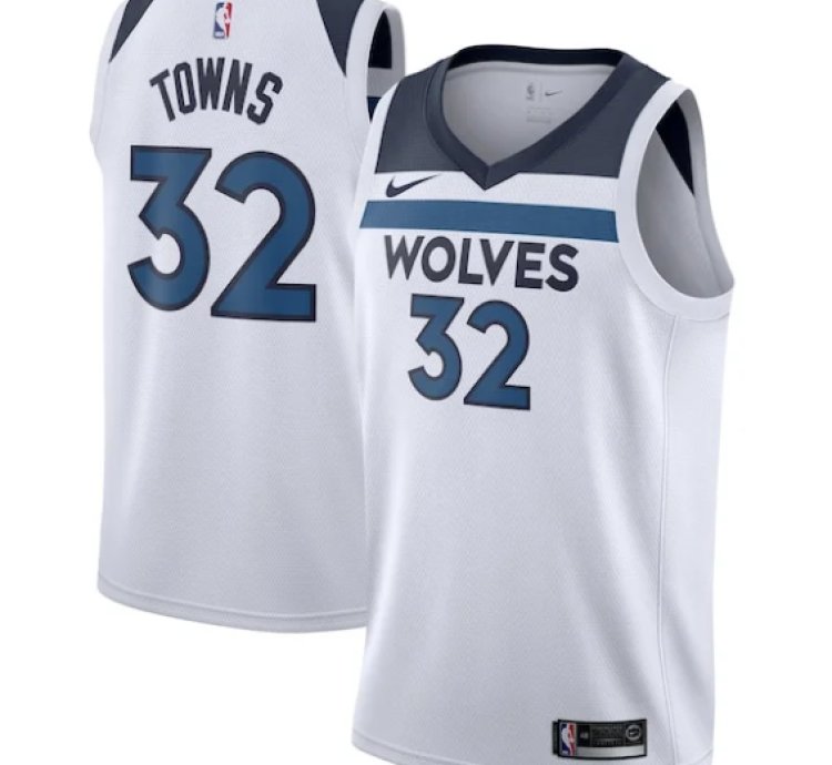 Karl-anthony Towns Minnesota Timberwolves Nike Swingman Jersey White - Association Edition