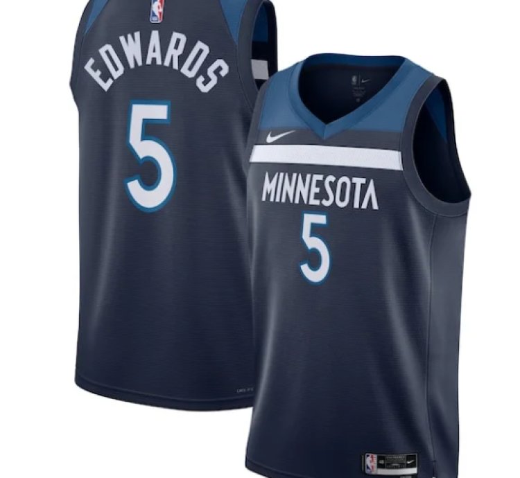 Anthony Edwards Minnesota Timberwolves Nike Unisex Swingman Jersey - Icon Edition - Navy