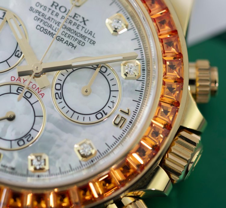 Rolex Daytona Orange Sapphire Saco