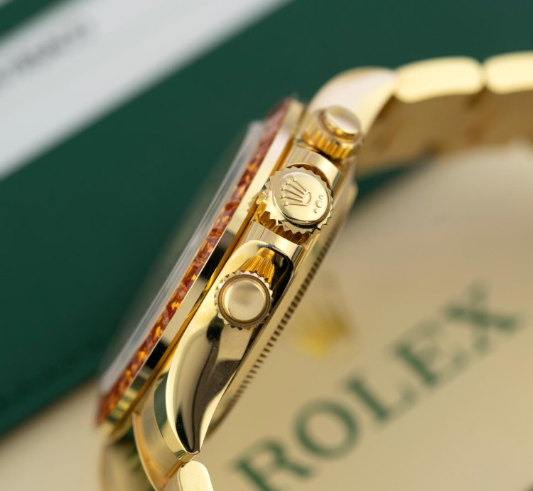 Rolex Daytona Orange Sapphire Saco