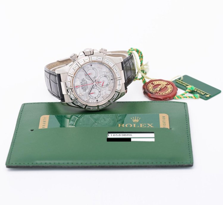 Rolex Daytona Original Factory Meteorite 116589bril