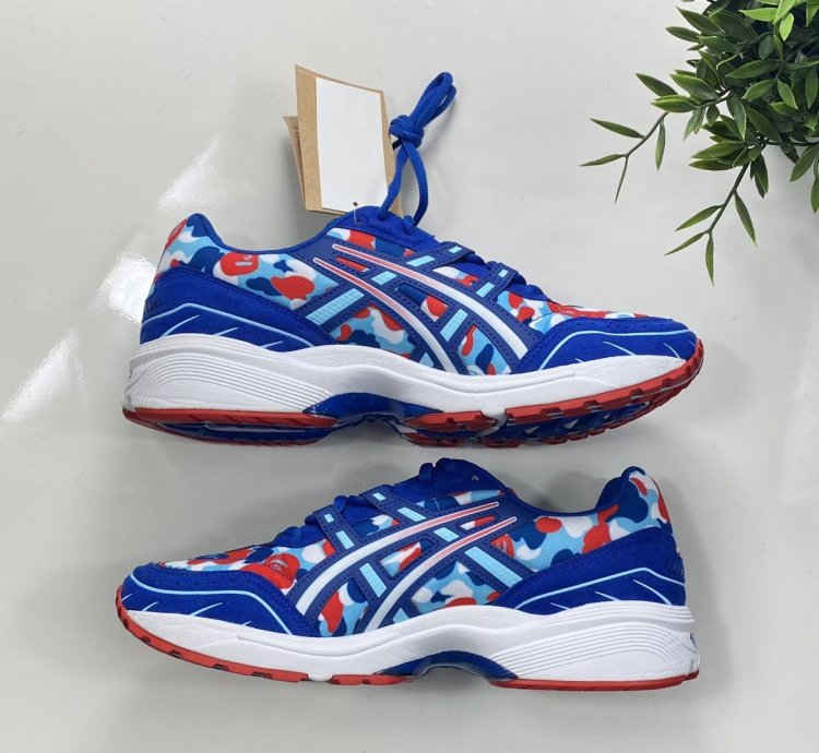 Bape Asics Gel-1090 France Camo 2021