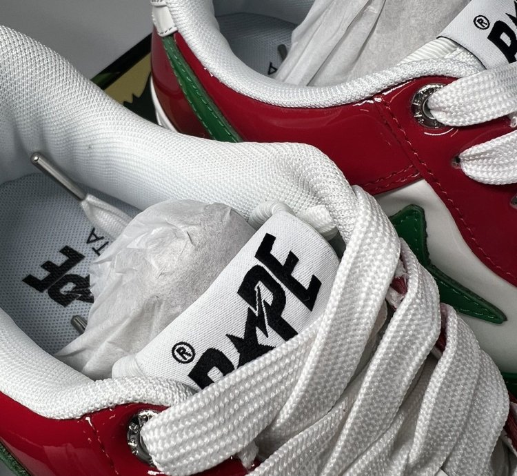 Bape Bape Sta 1 Green White Red - Size 10