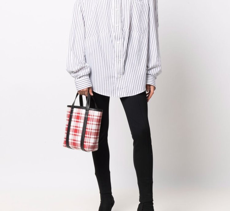 Balenciaga Small Barbes North South Shopper Bag