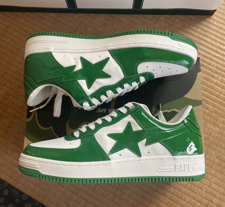 Bape Bape Sta Low Green 2022