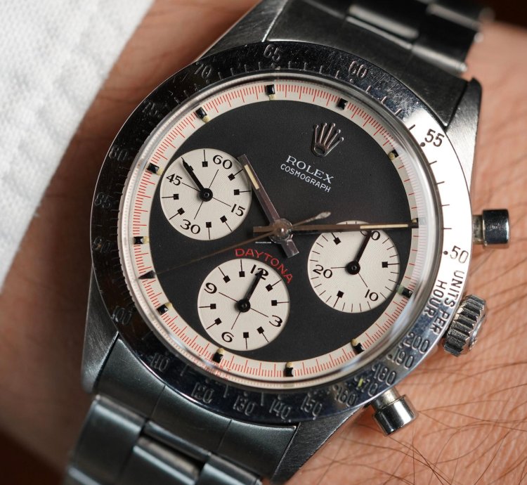 Rolex Daytona Paul Newman Black Dial Daytona Reference 6239