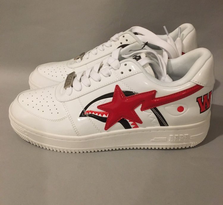 Bape Bapesta Shark White Sneaker