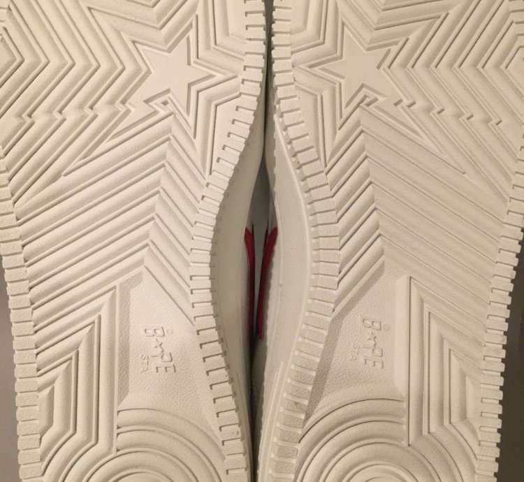 Bape Bapesta Shark White Sneaker
