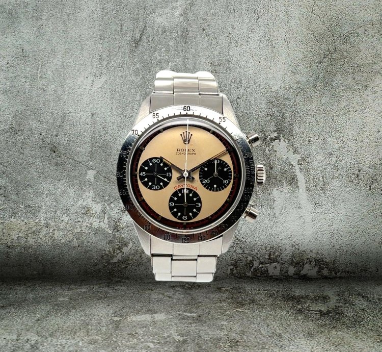 Rolex Daytona Paul Newman Tropical Scritta Larga 6239 Full Set
