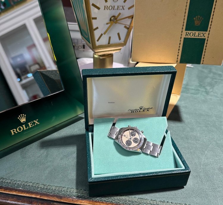 Rolex Daytona Paul Newman Tropical Scritta Larga 6239 Full Set