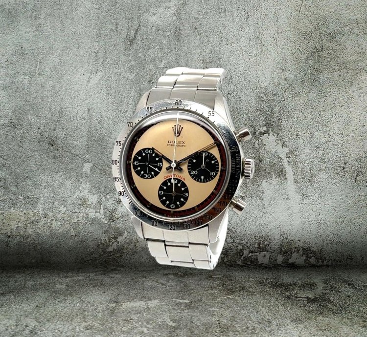 Rolex Daytona Paul Newman Tropical Scritta Larga 6239 Full Set