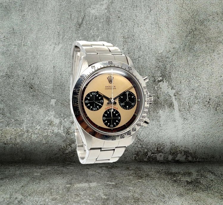 Rolex Daytona Paul Newman Tropical Scritta Larga 6239 Full Set