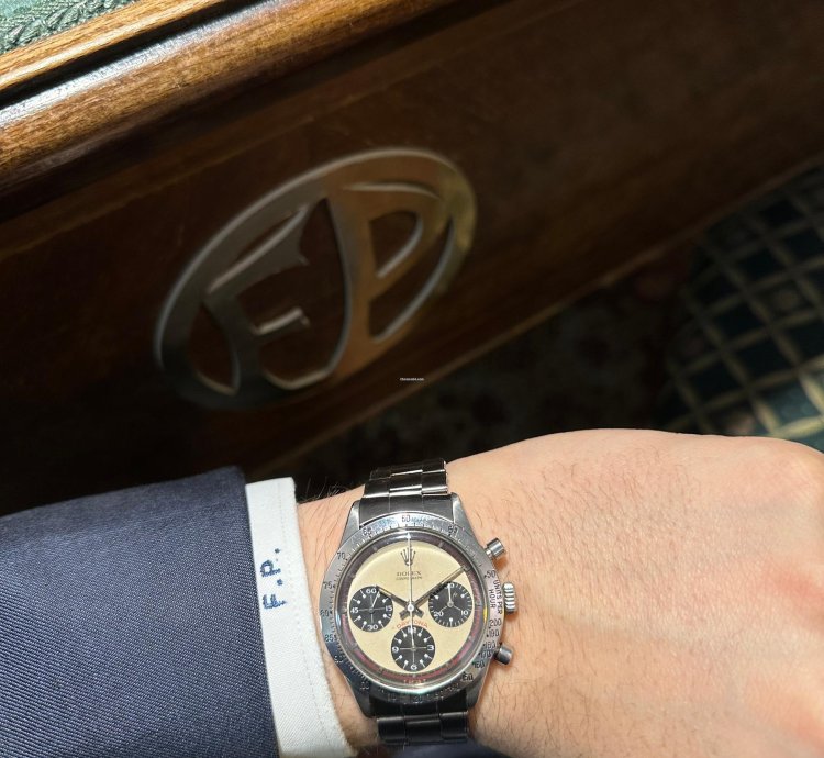 Rolex Daytona Paul Newman Tropical Scritta Larga 6239 Full Set