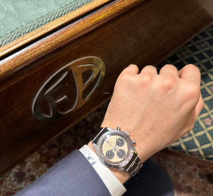 Rolex Daytona Paul Newman Tropical Scritta Larga 6239 Full Set