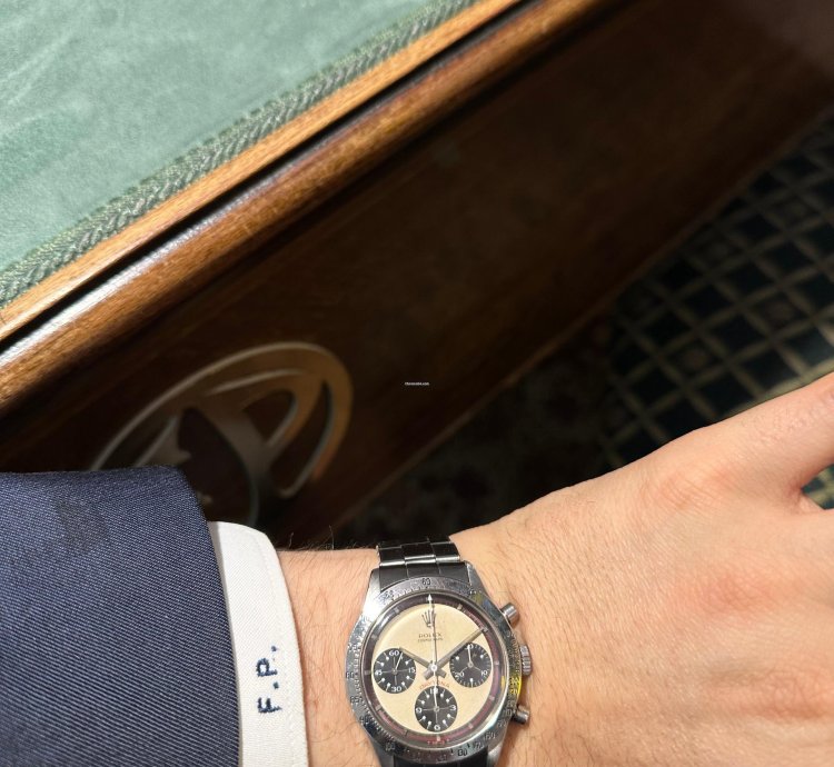 Rolex Daytona Paul Newman Tropical Scritta Larga 6239 Full Set