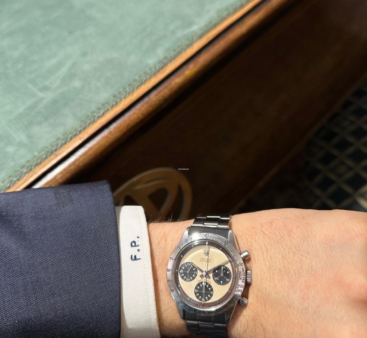 Rolex Daytona Paul Newman Tropical Scritta Larga 6239 Full Set