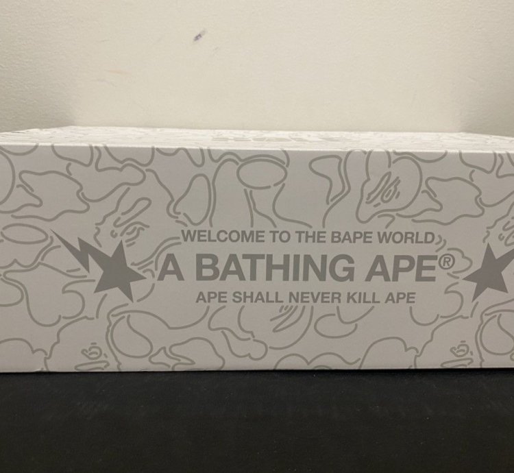 Bape Bapesta Solebox Light Grey