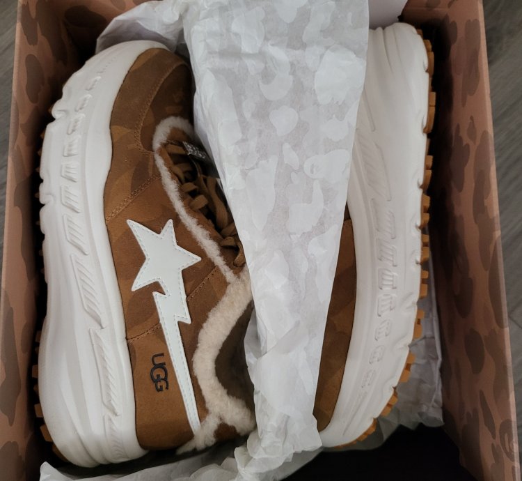 Bape Bapesta Ugg Sz 8 5 New