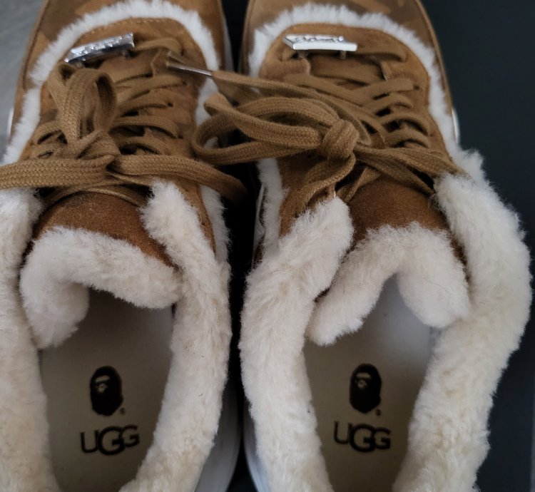 Bape Bapesta Ugg Sz 8 5 New