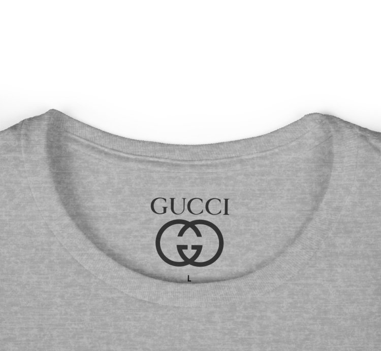 Gucci Gg Logo Women Grey T-shirt - Size Usa