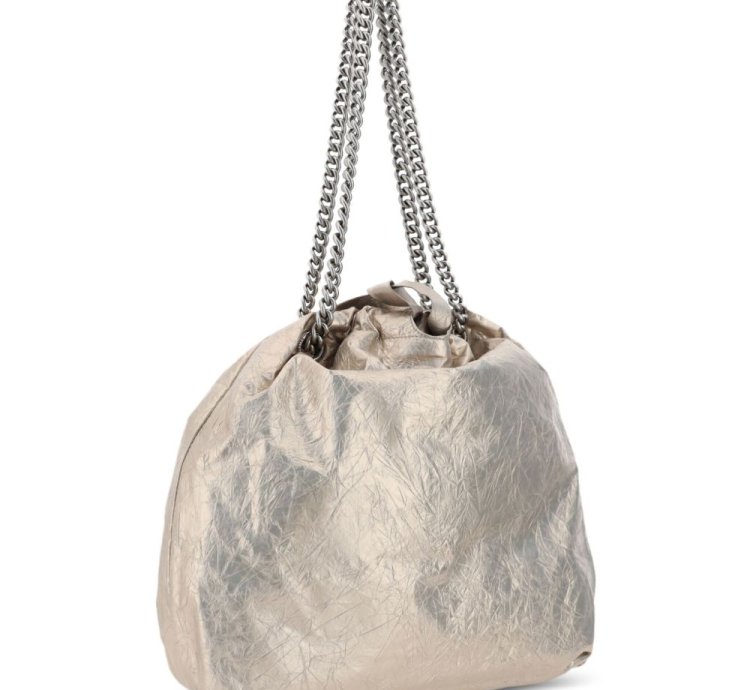 Balenciaga Crush Metallic Tote Bag