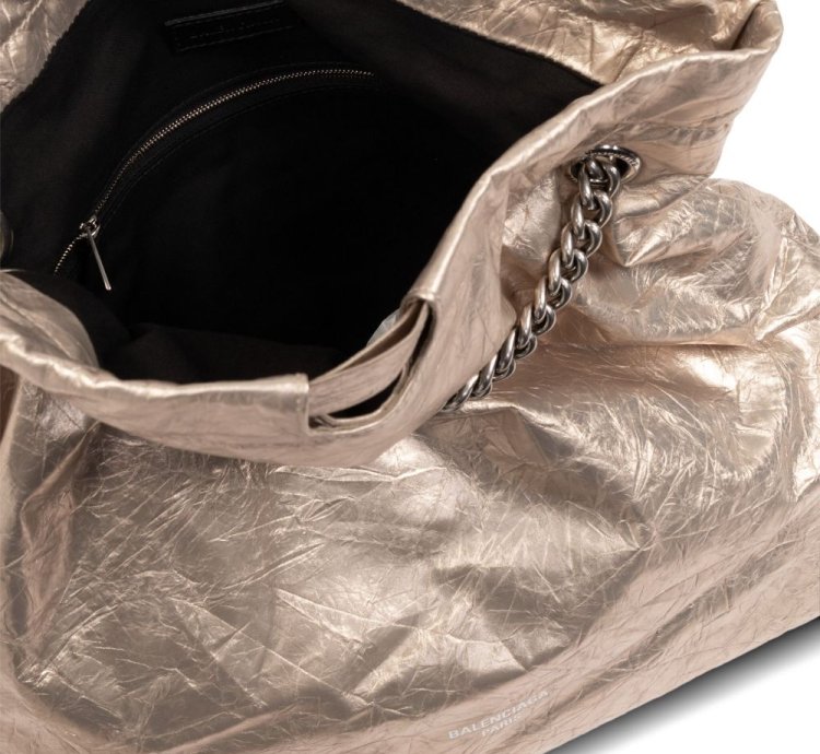 Balenciaga Crush Metallic Tote Bag