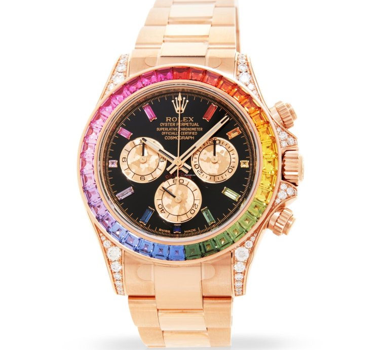 Rolex Daytona Rainbow 116595rbow - Unworn Stickered - Box Papers - Rolex Warranty - 2022