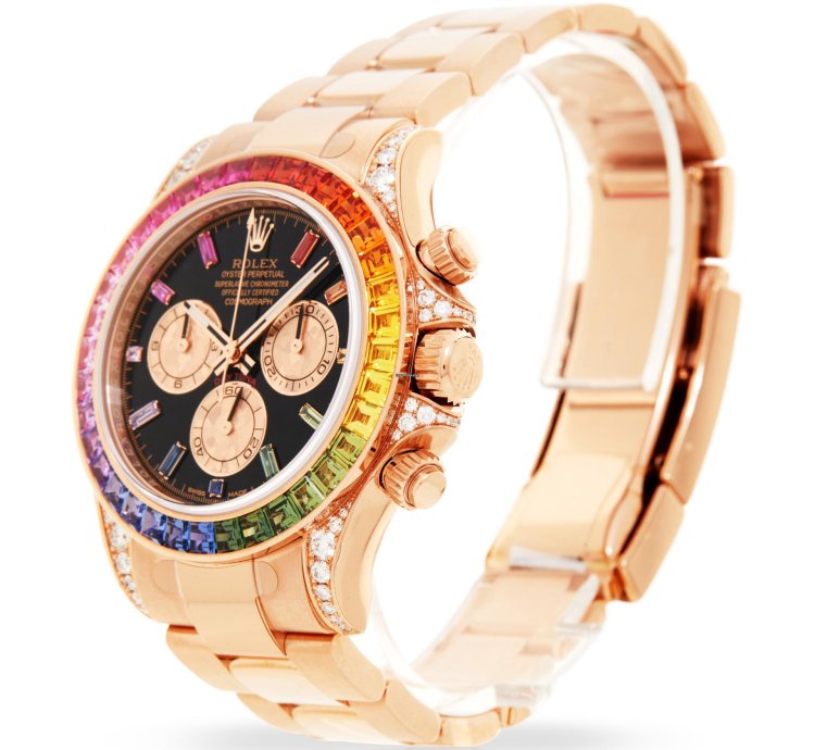 Rolex Daytona Rainbow 116595rbow - Unworn Stickered - Box Papers - Rolex Warranty - 2022