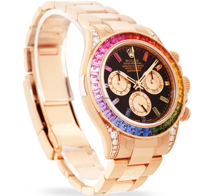 Rolex Daytona Rainbow 116595rbow - Unworn Stickered - Box Papers - Rolex Warranty - 2022