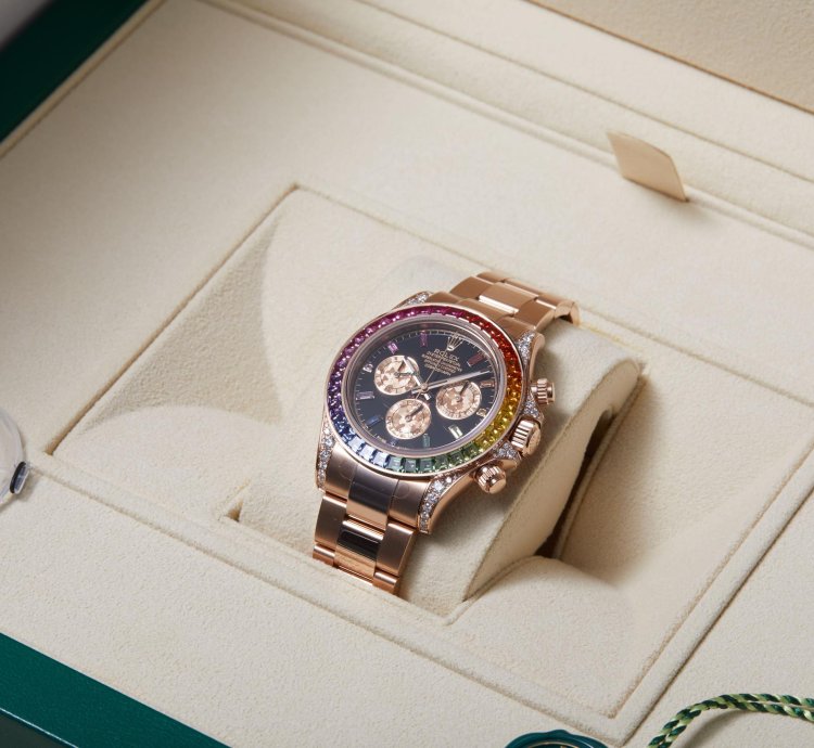 Rolex Daytona Rainbow 116595rbow - Unworn Stickered - Box Papers - Rolex Warranty - 2022