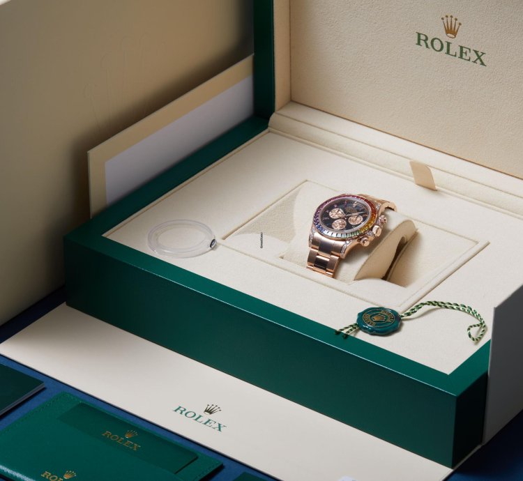 Rolex Daytona Rainbow 116595rbow - Unworn Stickered - Box Papers - Rolex Warranty - 2022